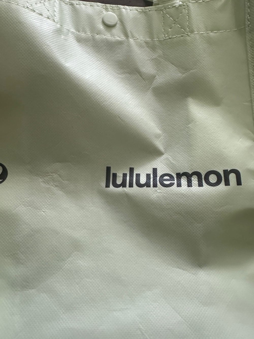Lululemon Small Shopper Tote Reusable Light Green 1 Pack - Picture 2 of 4